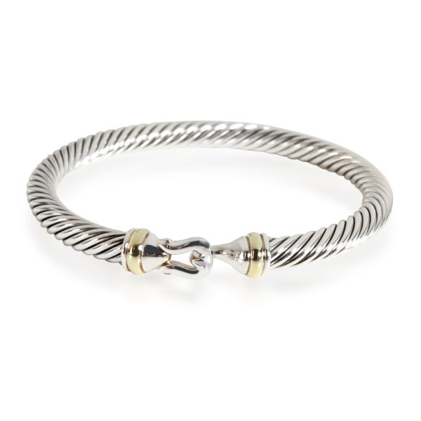 112660 fv e2361e80 2032 4b12 8a06 30615816b361 David Yurman Cable Bracelet in 14K Yellow GoldSterling Silver