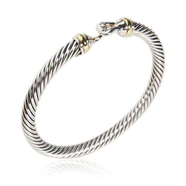 112660 pv bc4741bf fe75 482b ba79 c2f5e9033132 David Yurman Cable Bracelet in 14K Yellow GoldSterling Silver