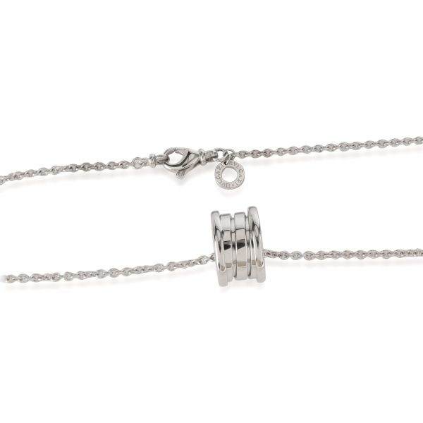 112702 clasp BVLGARI B Zero 1 Pendant in 18k White Gold