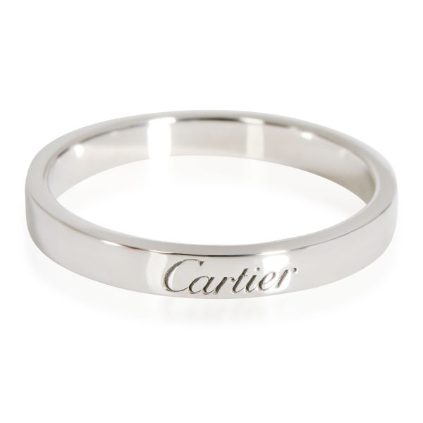 Rings Cartier C De Cartier 3 mm Band in Platinum