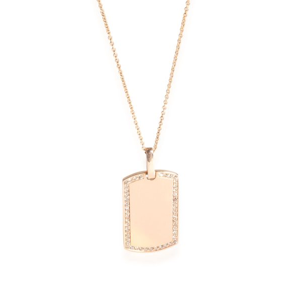 112782 fv f59e8a83 fbd0 478f 928b 6bebd97011da My Story Champagne Diamond Dog Tag Pendant 14K Rose Gold 038 Ctw