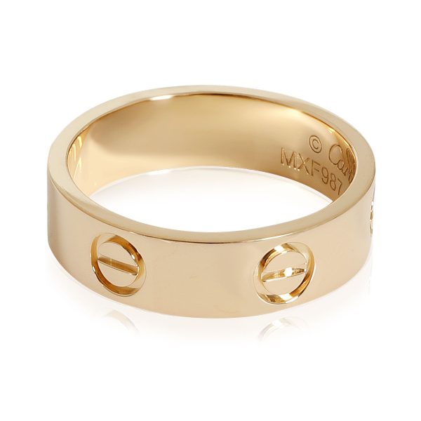 Yellow Gold Band Cartier Love Band in 18k Yellow Gold