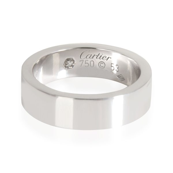 Band White Gold Cartier Love Diamond Band in 18k White Gold 006 CTW