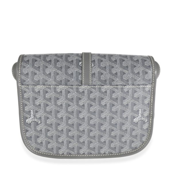 112891 pv Goyard Gray Goyardine Belvédère II Messenger Bag PM