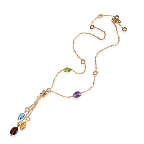 112998 pv 75f018d4 a463 42e4 85bb 091b7b11a98d Bvlgari Allegra Mixed Gemstone Lavalier Necklace in 18k Yellow Gold