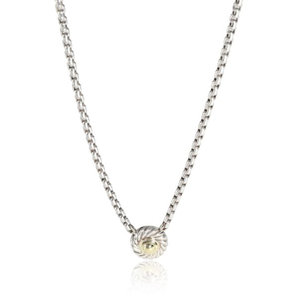 113060 fv 635fb478 fd03 4bc4 bfae 933e72f145bb David Yurman Cookie Necklace in 14K Yellow GoldSterling Silver