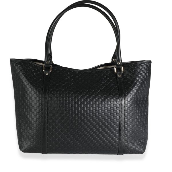 113085 pv c4f19c33 d558 4873 846b 308df0f12393 Gucci Black Microguccissima Leather Joy Tote