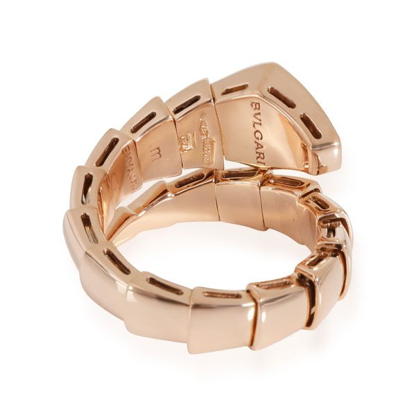 113126 bv 48f8e9ad 5a93 4193 99b2 3e948280a72c Bulgari Serpenti Diamond Viper Ring in 18k Rose Gold 053 CTW