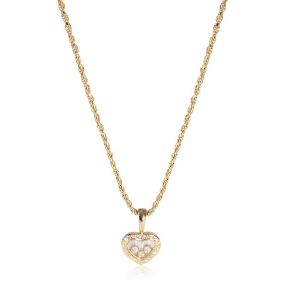 113197 fv 652548a1 5d06 41f7 b66b d9793a94d9e1 Chopard Happy Diamonds Heart Pendant in 18K Yellow Gold 023 CTW