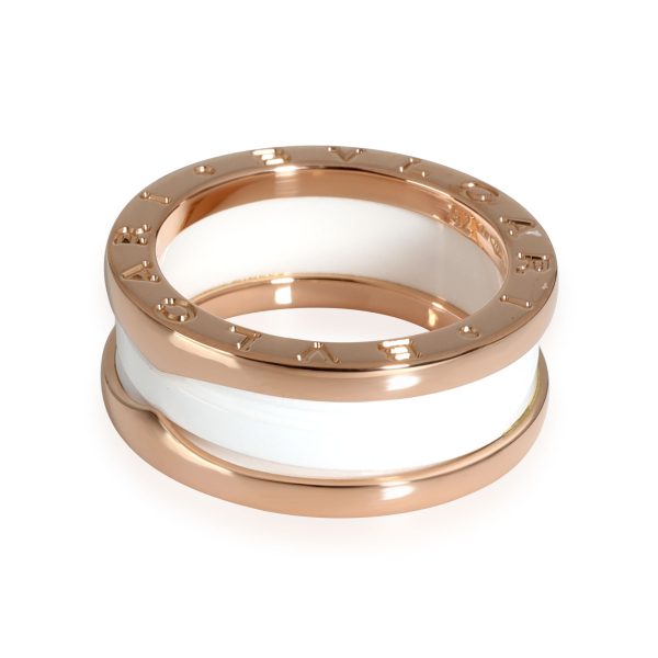 113247 sv fa91a644 669c 40e3 9672 e74061f8a5bc BVLGARI BZero1 Ceramic Band in 18k Rose Gold