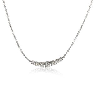 113288 fv Tiffany Co Elsa Peretti Sevillana Diamond Necklace in Sterling Silver 03 CTW