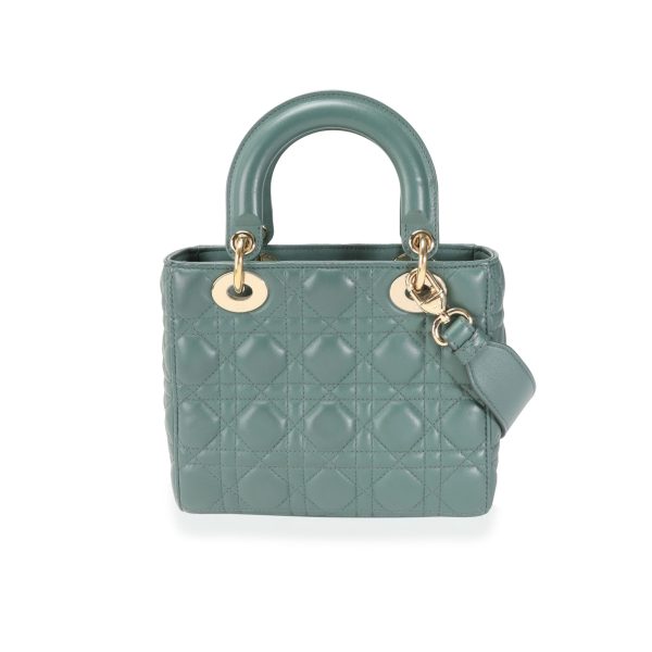 113294 pv e9bbeea7 2e53 4f23 b47d 8092a55971ee Dior Green Cannage Lambskin Lady Dior My ABCDior Bag