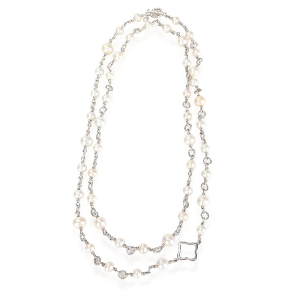 113403 pv David Yurman Bijoux Pearl Necklace in Sterling Silver