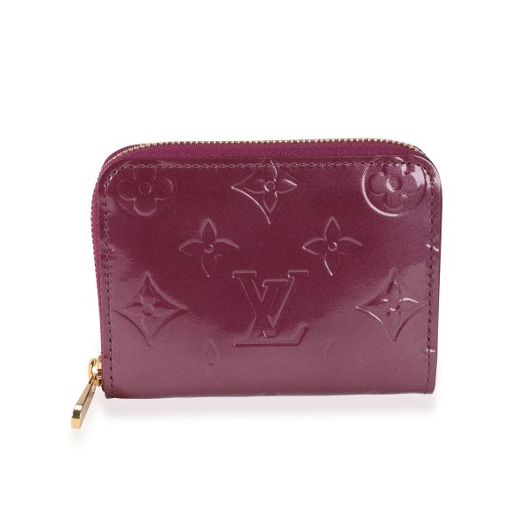 113672 fv Louis Vuitton Violette Monogram Vernis Zippy Coin Purse