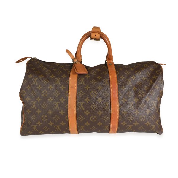 113933 pv Louis Vuitton Vintage Monogram Canvas Keepall 50