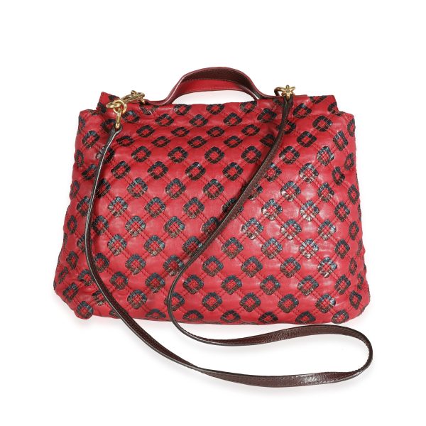 113999 pv 69175e0e a0c2 402b 92ba 5b74d39944d3 Marc Jacobs Red Brown Metallic Quilted Leather Crossbody Bag