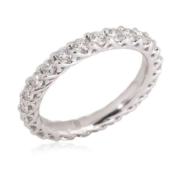 114026 pv Blue Nile Diamond Eternity Band in 18K White Gold 095 CTW