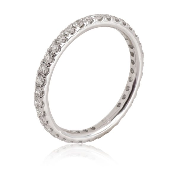 114028 pv Blue Nile Diamond Eternity Band in 14K White Gold 043 CTW