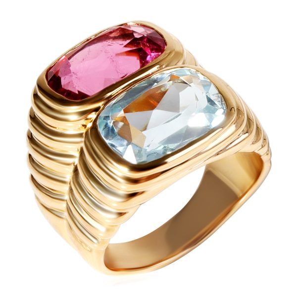 114032 av Bulgari Doppio Fashion Ring in 18K Yellow Gold