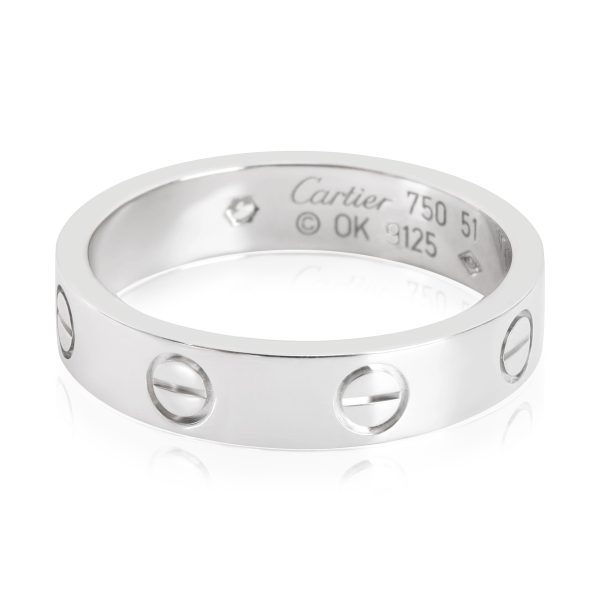 Rings Cartier Love Diamond Wedding Band in 18kt White Gold 002 CTW