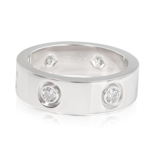 Rings Cartier Love 6 Diamond Ring in 18kt White Gold 046 CTW