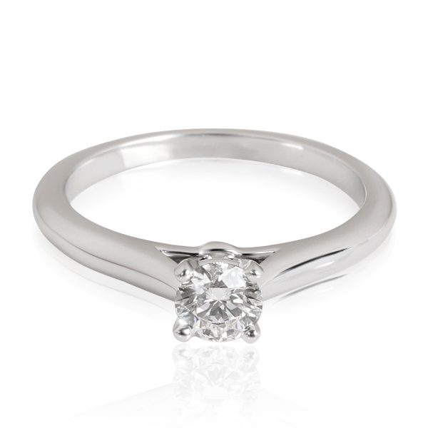 114050 fv Cartier 1895 Diamond Solitaire Engagement Ring in Platinum G VVS1 033 CTW