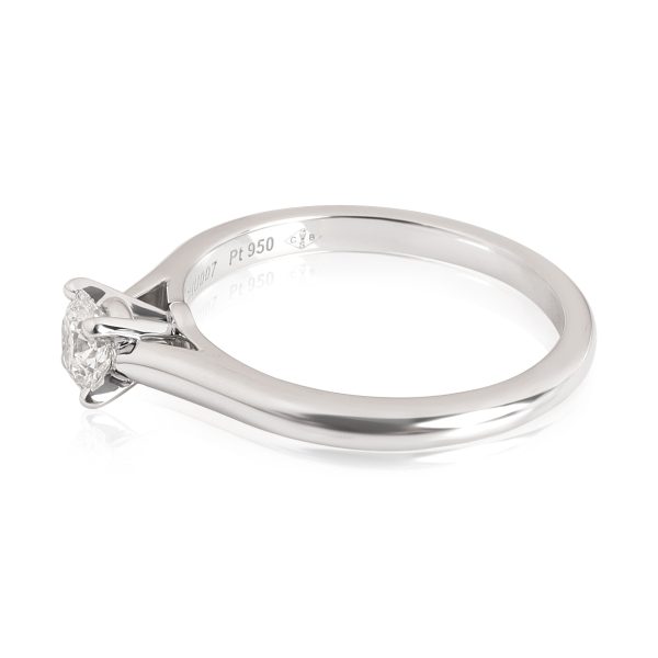 114050 sv Cartier 1895 Diamond Solitaire Engagement Ring in Platinum G VVS1 033 CTW