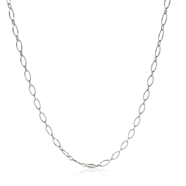 114151 fv 24132386 1676 4ba1 af6d 078f958f6922 Tiffany Co Oval Link Necklace in 18k White Gold