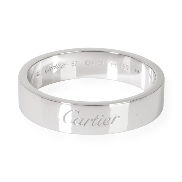 Rings Cartier C De Cartier Band in Platinum