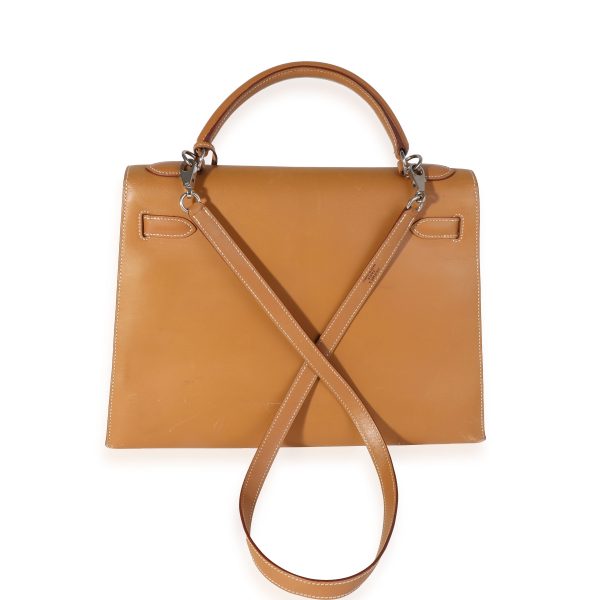 114255 pv e1c99133 c5d0 4ce6 ae48 20e791696e43 Hermès Natural Vache Sellier Kelly 32 PHW