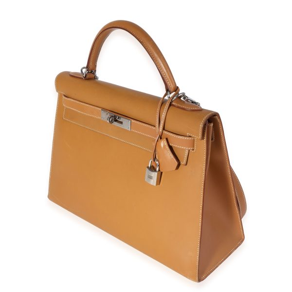 114255 sv 1ad92f9b 7bff 4b6f 9d0c 5b47d499715d Hermès Natural Vache Sellier Kelly 32 PHW