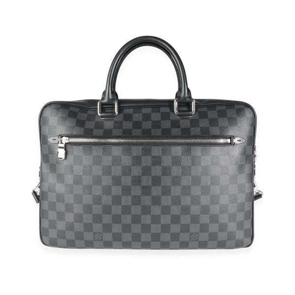 114275 fv Louis Vuitton Damier Graphite Porte Documents Business MM