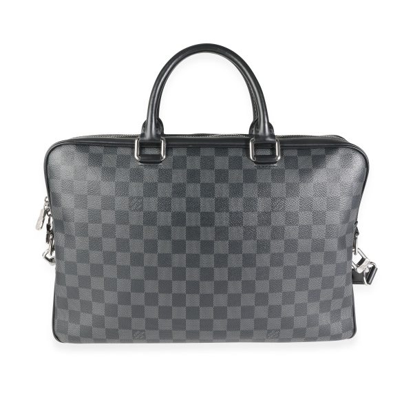 114275 pv Louis Vuitton Damier Graphite Porte Documents Business MM