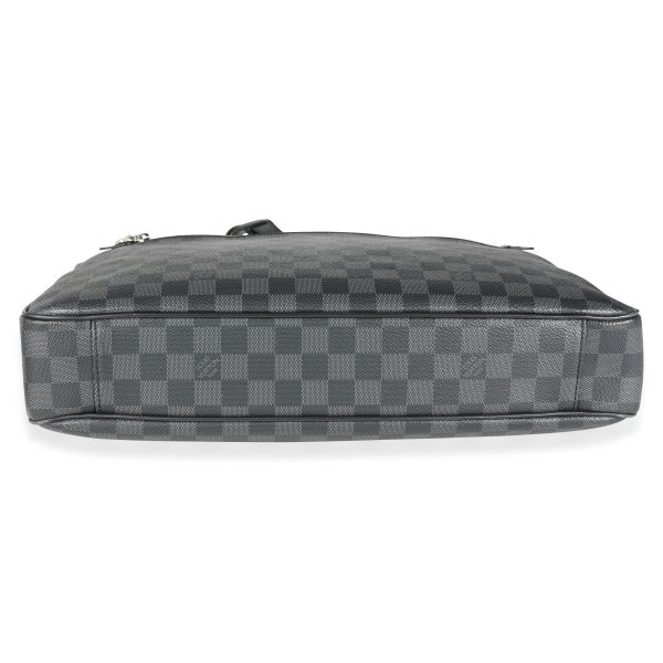 114275 stamp Louis Vuitton Damier Graphite Porte Documents Business MM