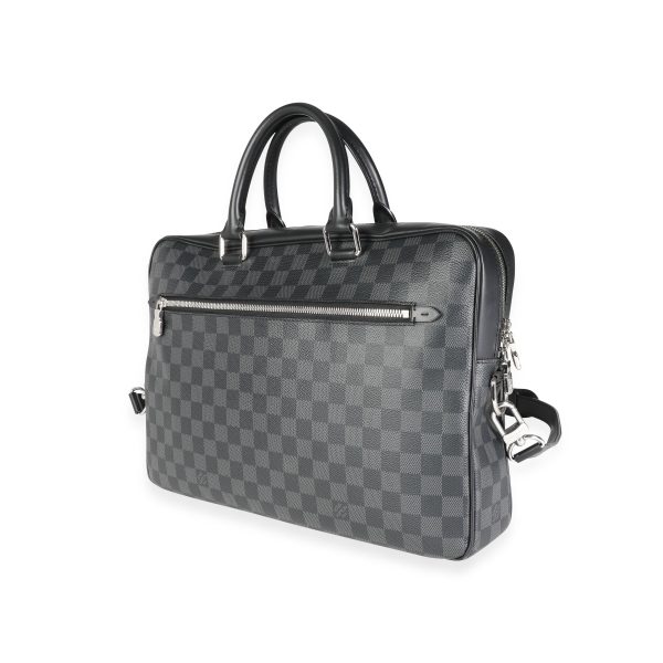 114275 sv Louis Vuitton Damier Graphite Porte Documents Business MM