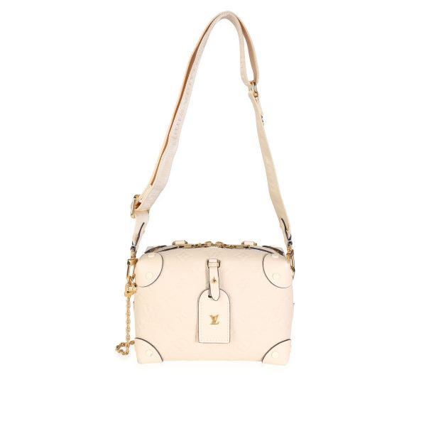 114286 bv 791198da 5b59 4bba 8e07 9ebfcd09af11 Louis Vuitton Crème Monogram Empreinte Petite Malle Souple