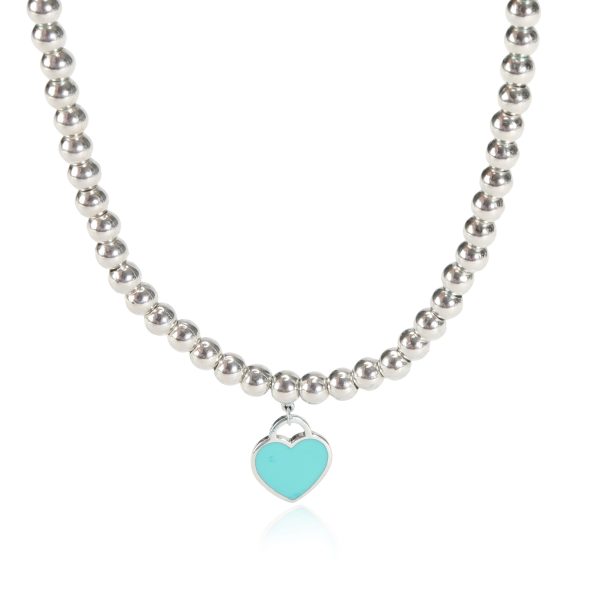 114295 fv Tiffany Co Return To Tiffany Blue Enamel Necklace in Sterling Silver