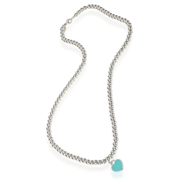 114295 pv Tiffany Co Return To Tiffany Blue Enamel Necklace in Sterling Silver