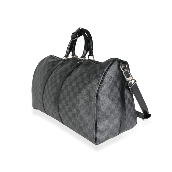 114298 sv 1ccf3303 2e0b 494b 88ec fe7c4005e1d2 Louis Vuitton Damier Graphite Keepall Bandoulière 45