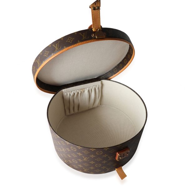 114311 av Louis Vuitton Monogram Canvas Boite Chapeaux Ronde 40 Hat Box