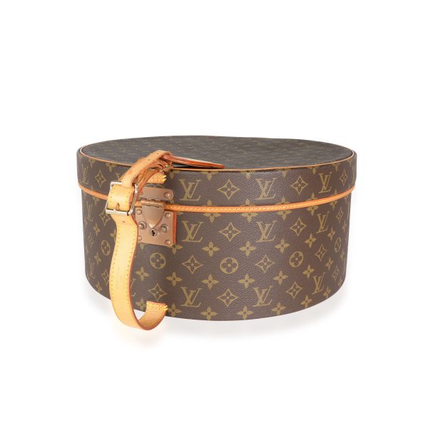 114311 stamp Louis Vuitton Monogram Canvas Boite Chapeaux Ronde 40 Hat Box