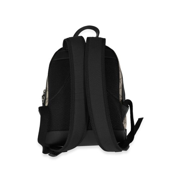 114319 pv 35f4112d 29a5 4b49 8a8d 716debaefcdb Gucci GG Supreme Canvas Black Leather Small Eden Backpack