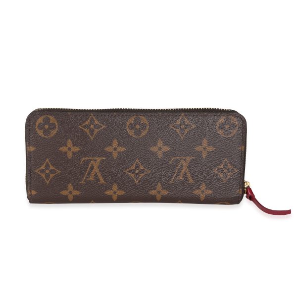 114328 pv Louis Vuitton Monogram Canvas Clémence Wallet