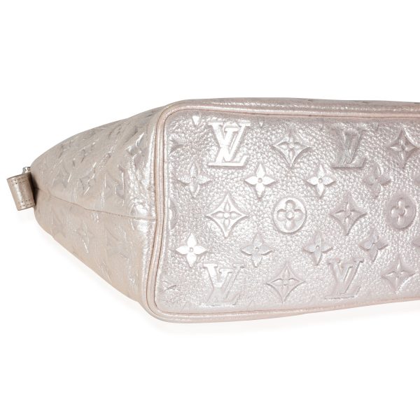 114330 clasp Louis Vuitton Metallic Monogram Shimmer Halo Bag