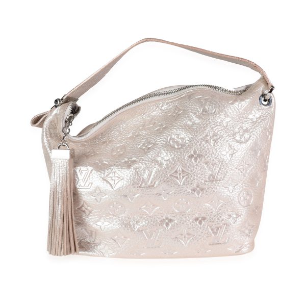 114330 fv Louis Vuitton Metallic Monogram Shimmer Halo Bag