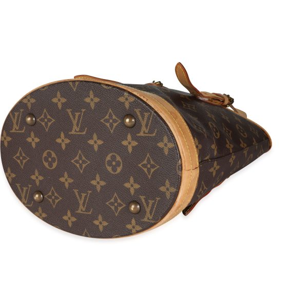 114352 clasp Louis Vuitton Monogram Canvas Petit Bucket Bag