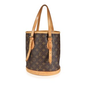 114352 fv Louis Vuitton Monogram Cite MM Shoulder Bag Canvas Brown