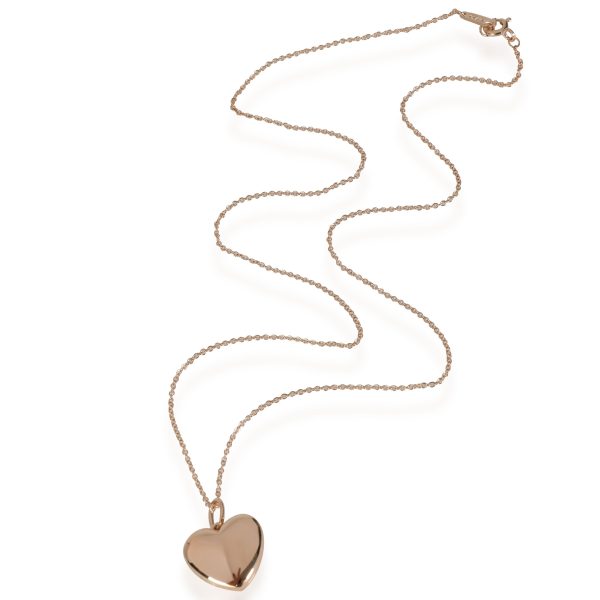 114730 pv Tiffany Co Heart Locket Pendant in 18K Rose Gold