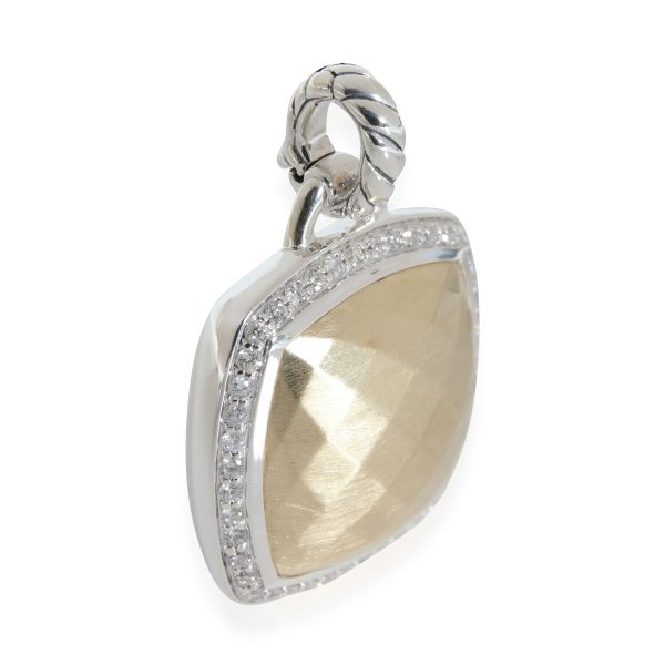 114752 sv 40384027 6675 4e66 9640 df3c8ce790b1 David Yurman Yellow Gold Albion Diamond Pendant in 18k GoldSterling 033 CTW