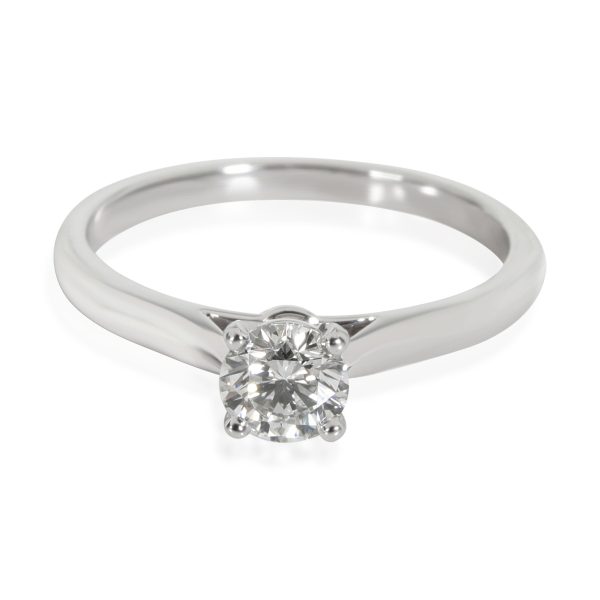 114983 fv 7b5701f9 a049 4343 855c 7596a2ebc839 Cartier 1895 Diamond Solitaire Engagement Ring in Platinum F VS2 046 CTW